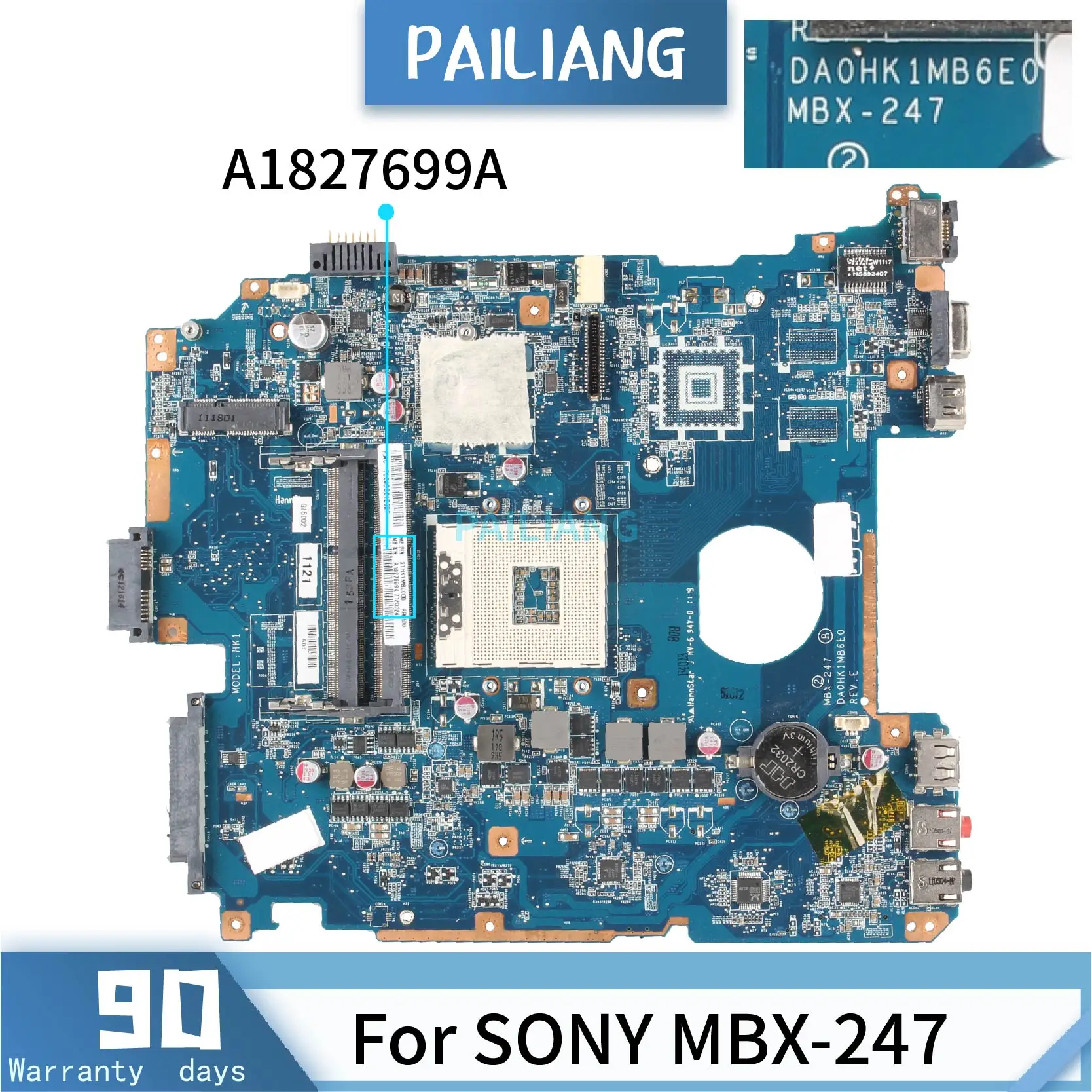 PAILIANG Laptop motherboard For SONY MBX-247 HM65 Mainboard A1827699A DA0HK1MB6E0 TESTED DDR3 | Компьютеры и офис