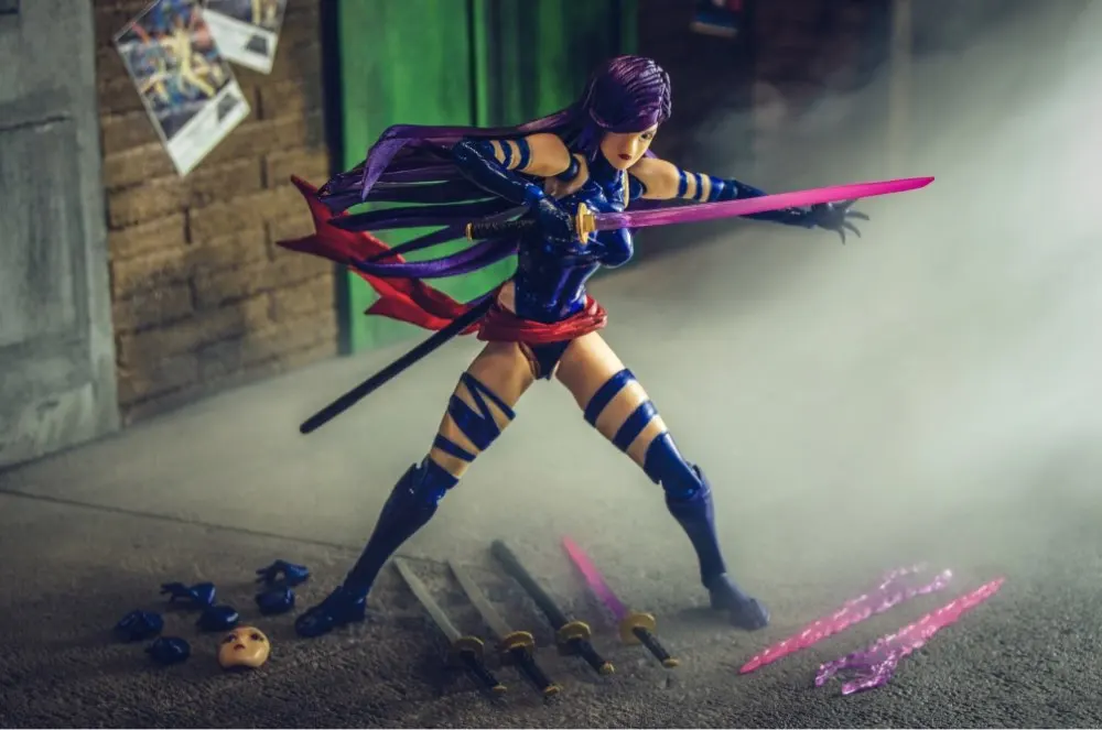 Marvel X-men Psylocke Elizabeth Braddock Betsy шарнирные игрушки | Игрушки и хобби
