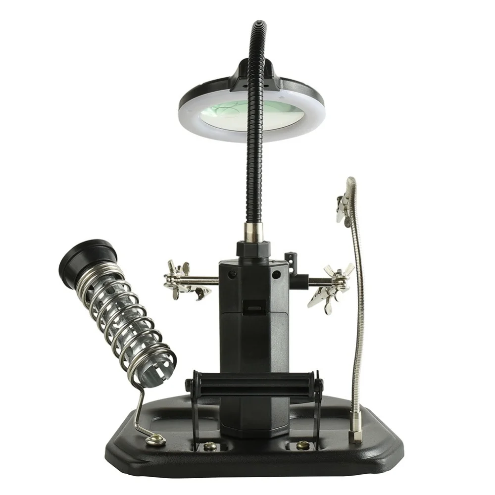 Soldering Helping Hand With LED Magnifier TE-802 (15)
