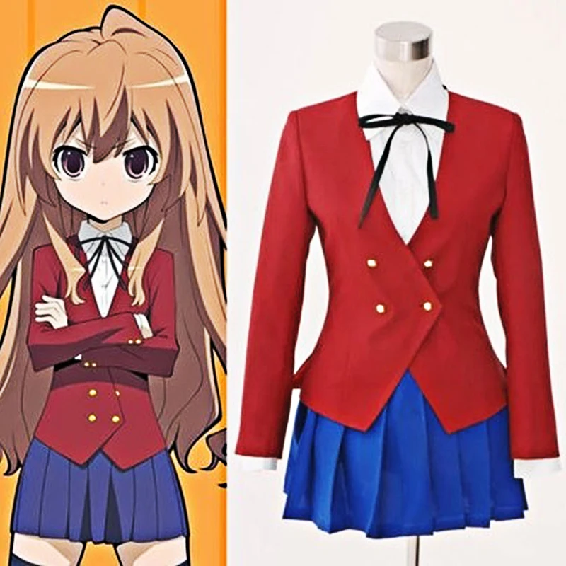 

Костюм для косплея Dragon X Tiger Toradora Aisaka Taiga, изготовленный на заказ