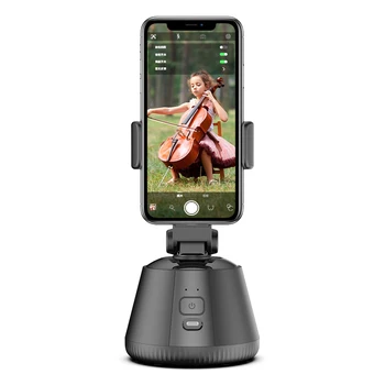 

Smart Portable Selfie Stick,360°Rotation Auto Face Object Tracking Camera Tripod Holder Smart Shooting Cell Phone Camera Mount