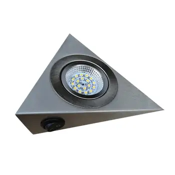 

Sanyi Triangle Lamp Easy to Use 15 Lamp Beads Cabinet Light 65Lumens for Living Rooms/Bedrooms 220V Night Light Cabinet Lamp