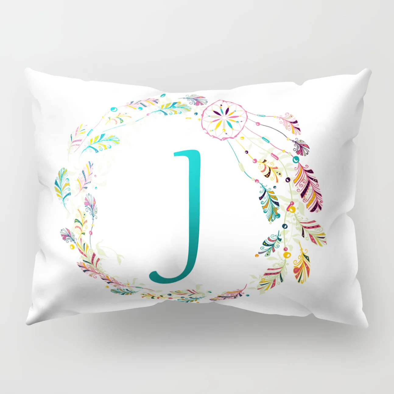 26- Letters Bed Car Throw Sofa Decor Waist Pillow Case Home Cushion Covers A-Z