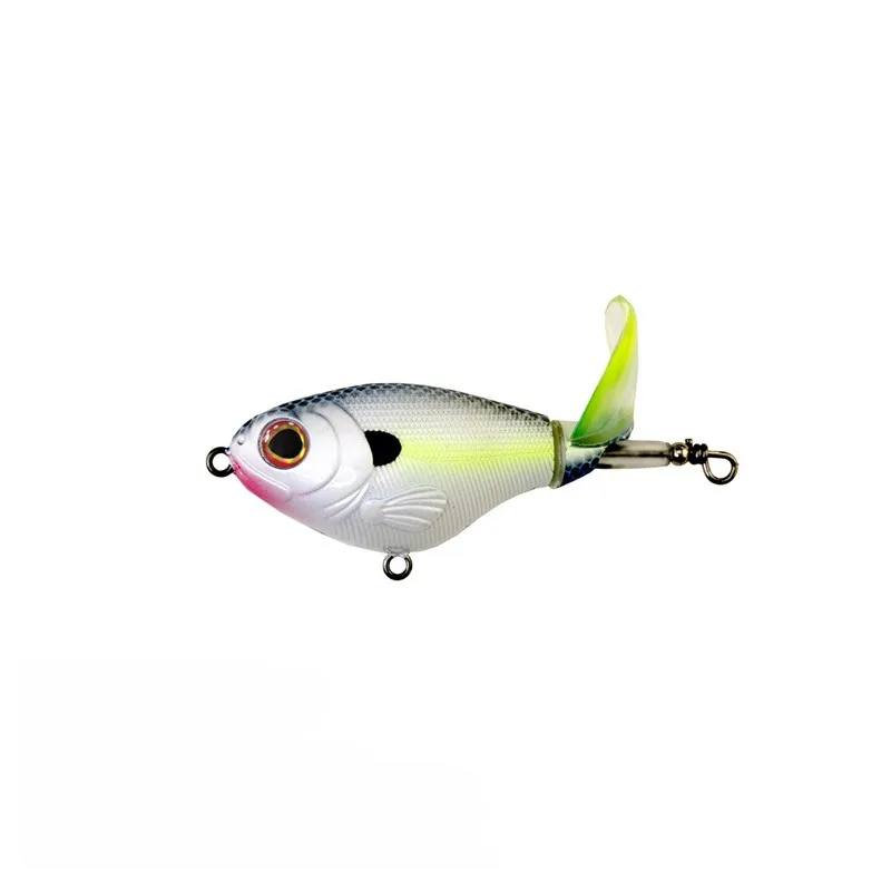 2pcs Topwater Fishing Lure Rotating Whopper Swimbait Hard Bait 17g 75mm Crankbait High Simulation Quality Freshwater Saltwater | Спорт и