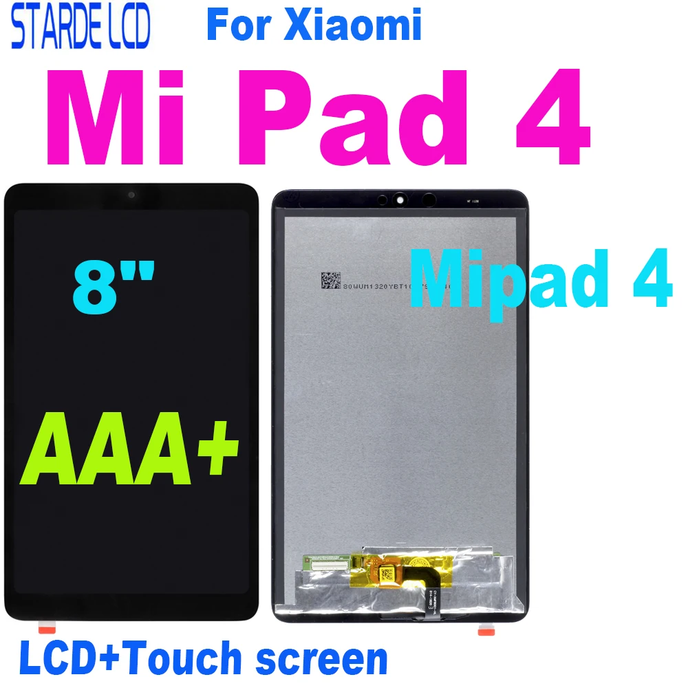 Xiaomi Mi,iPad 4,Mipad4,Miui用の交換用LCDタッチスクリーンパネル,8インチ,フルアセンブリ,M1806d9e