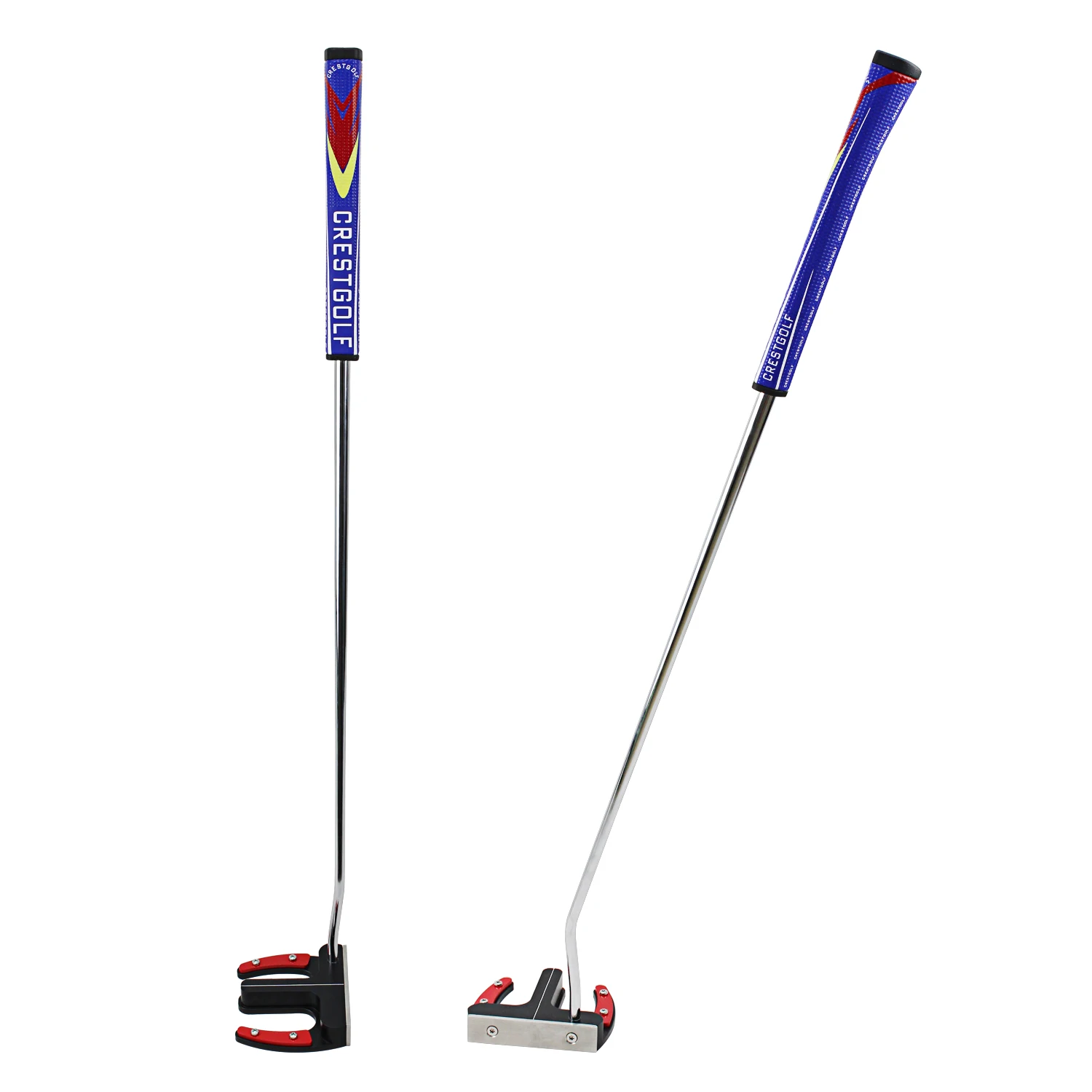 CRESTGOLF клюшки для гольфа с регулируемым весом головы и валом из нержавеющей стали для мужских и женских клюшек для гольфа - Цвет: Черный