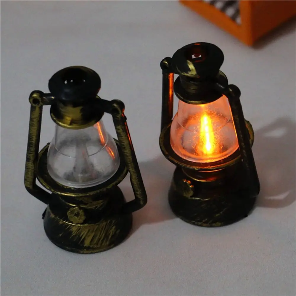 1:12 1:6 Scale Girls Living Room   House Decor Dollhouse Accessories Oil Lamp Scene Ornaments  Lantern  Doll