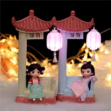 

Antique Decorative Night Light Girl Gift Birthday Presents for Friends Girls' Room Decoration Tabletop Ornaments Lighting Night