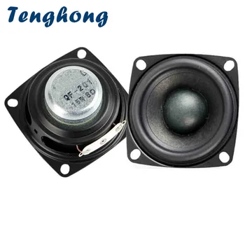 

Tenghong 2pcs 4/8 Ohm 15W Audio Speakers 2 Inch Treble Mediant Bass Full Range Speakers Stereo Loudspeaker For Home Theater DIY
