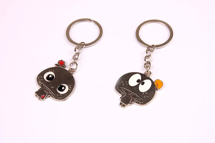 Teacher's Day Gift Couples A Pair of Buckles Creative Gifts Alloy Key Ring Variety Style Can Be Mixed Batch