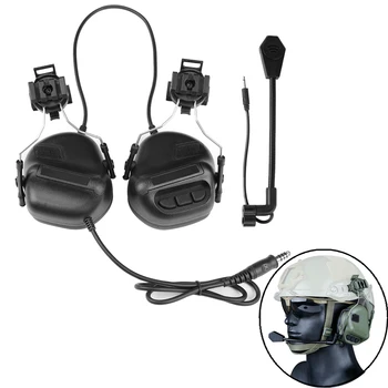 

Tactical Headset Unlimited Power Intercom with Microphone Shooting Headphones, No Noise Reduction Function,Need Use with PTT