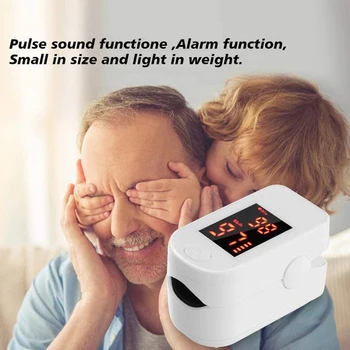 

Fast Shipping within 24hours Finger Pulse Oximeter Blood Oxygen Monitor Oxygen Saturation Monitor Home Health (without Battery)