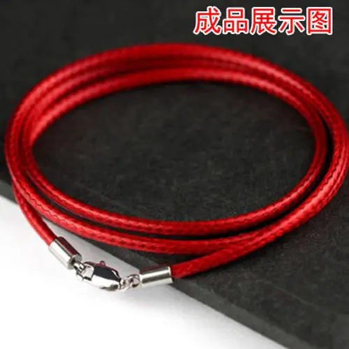 Waxed Cord Waxed Thread Cord String Strap Necklace Rope Bead DIY Jewelry Making Bracelet 10meters 0.8mm