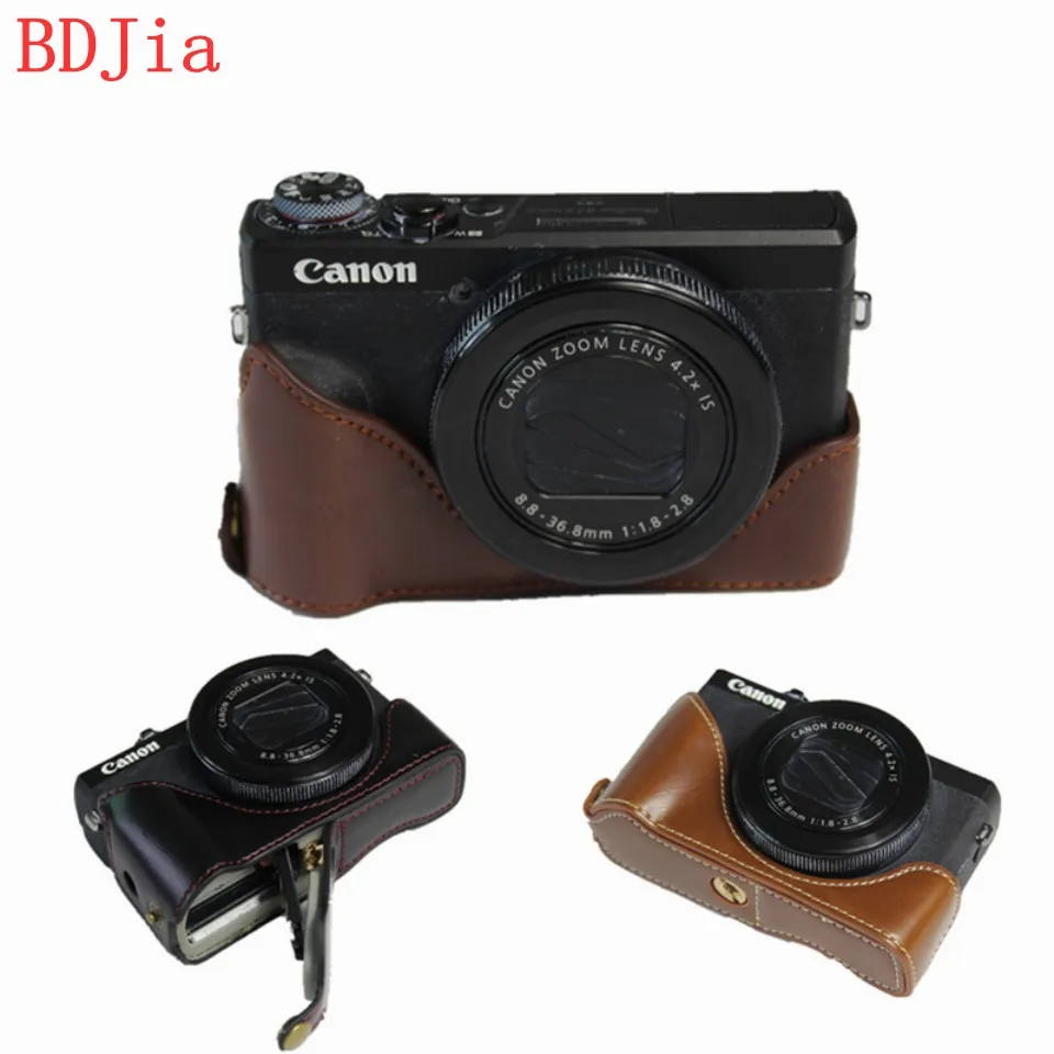 Новейший Модный чехол-сумка для камеры Canon G7XIII G7X3 G7X MarkIII из искусственной кожи с