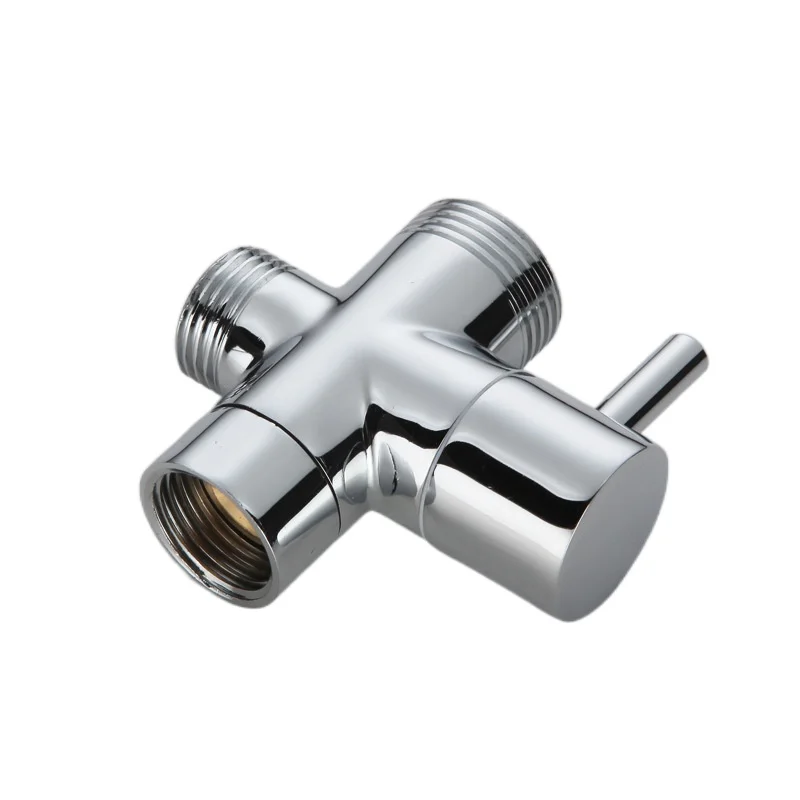 Shower Valve 3 Way Brass 3-way Diverter Valve for Handheld Shower Head or Bath Tap Switch Outlet T T Adapter