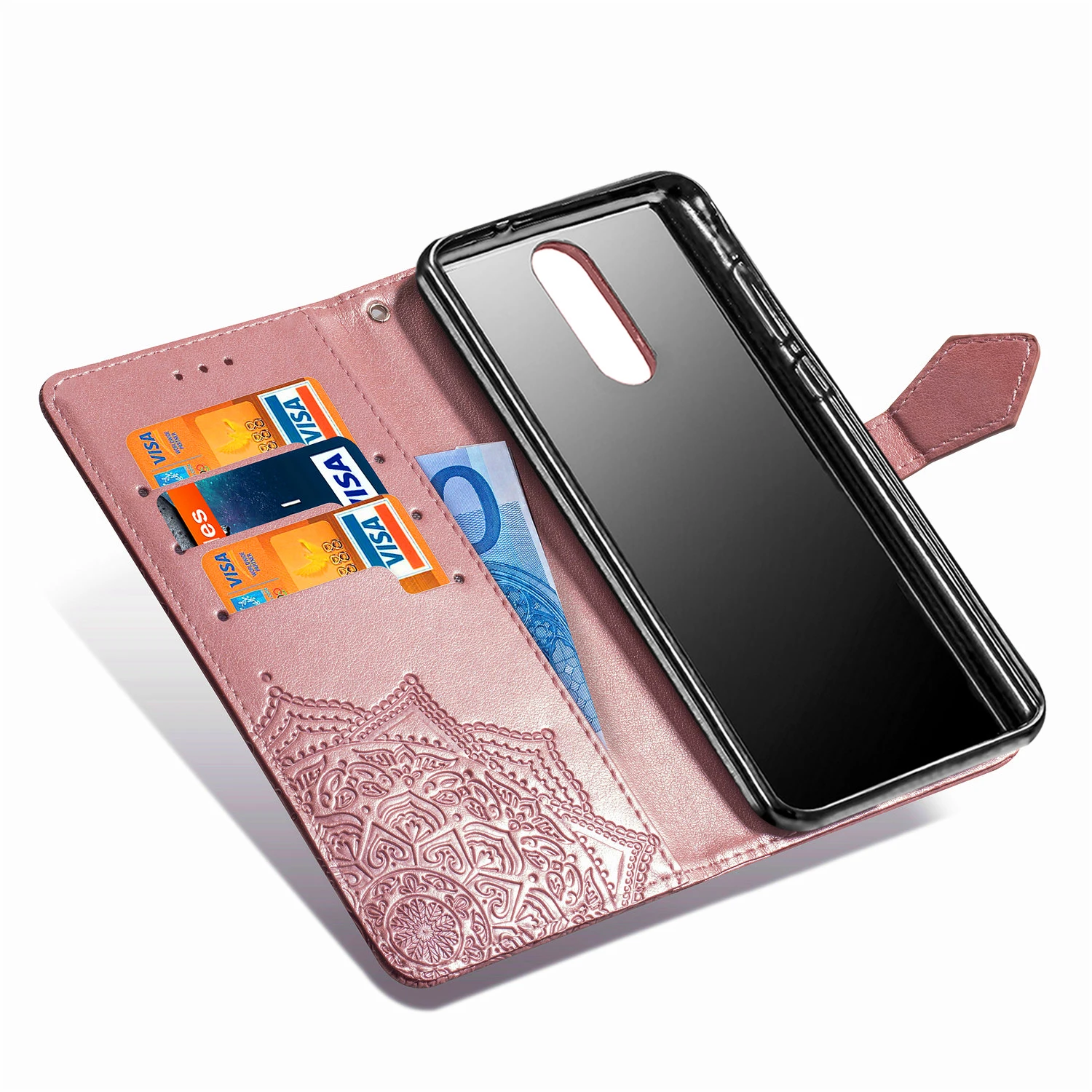 Чехол для LG K40, роскошный чехол-кошелек из искусственной кожи для LG K40 X420EM, силиконовый мягкий чехол-книжка из ТПУ, флип-чехол, чехол 360, полная защита