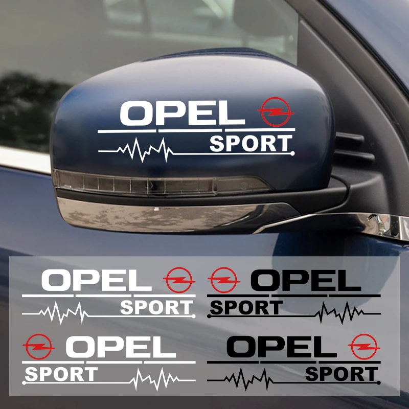 2 шт. наклейки на зеркало заднего вида для автомобилей OPEL Zafira b Corsa d Insignia Mokka Regal |