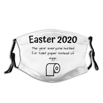 

Easter 2020 Toilet Paper Non-Disposable Face Mask with Filter Quarantine Anti Haze Dust Mask Protection Respirator Mouth Muffle