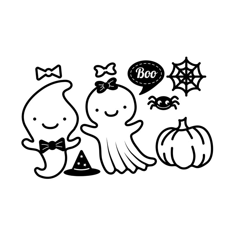 

YaMinSanNi Halloween Dies Ghost Pumpkin Metal Cutting Dies New 2019 for Card Making Scrapbooking Embossing Stencil Craft Dies