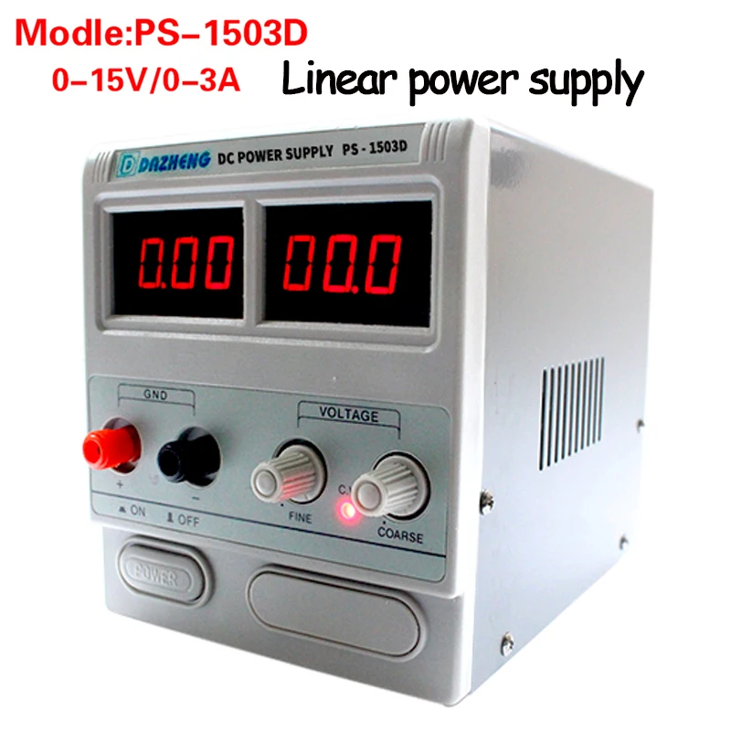 

Power Supply Adjustable 15V2A Fast Send Digital Laboratory Linear Power Supply Professional Voltage Regulators Stabilizer Unit