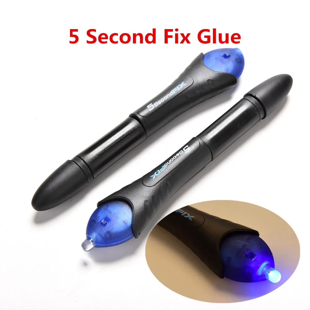  5 Second Quick Fix Super Powered Liquid Plastic Welding Uv Light Glue Pen In Caulk Mobile Phone Lin