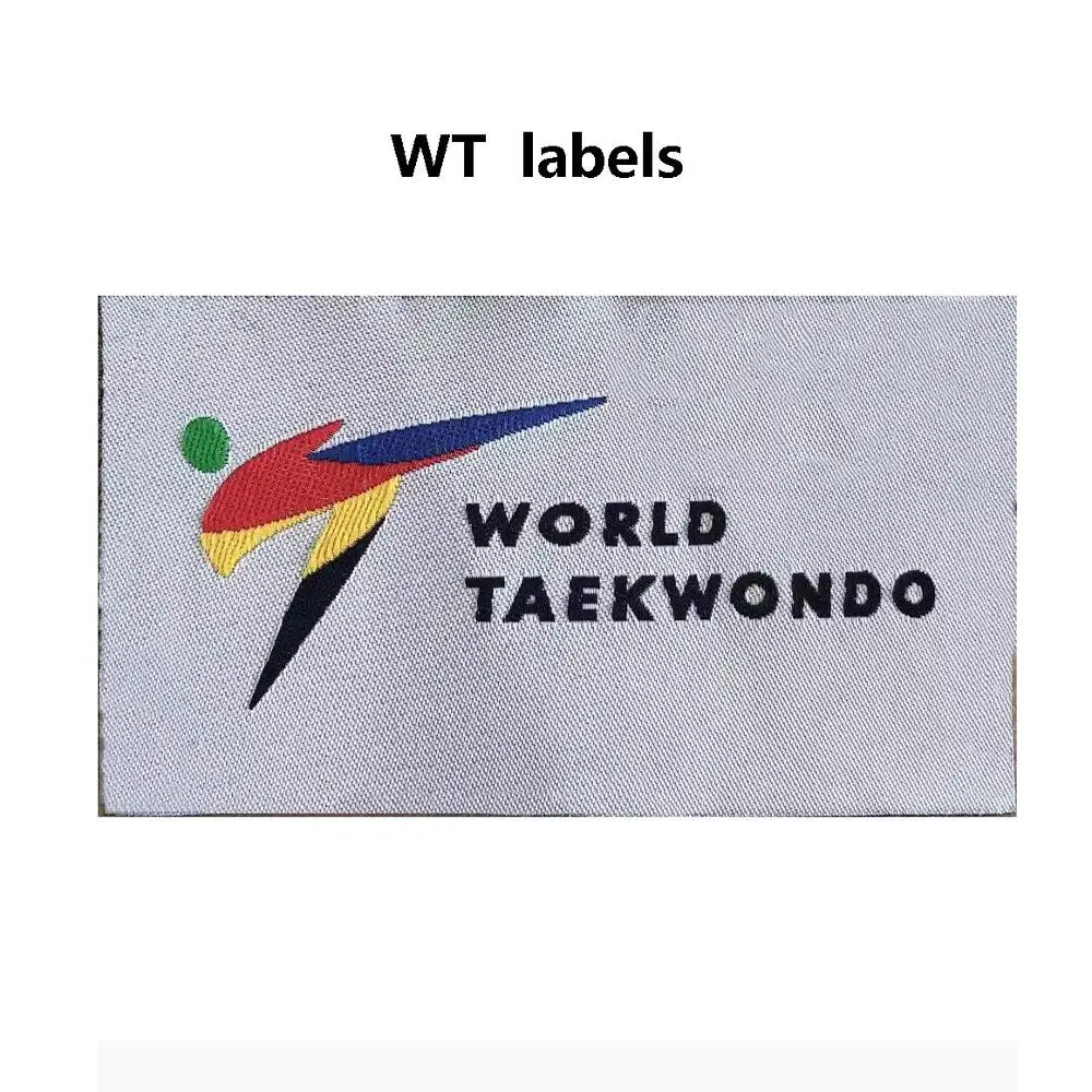 Cinturones de emblemas WT para cinturones de Taekwondo y uniforme Kimono _  - AliExpress Mobile