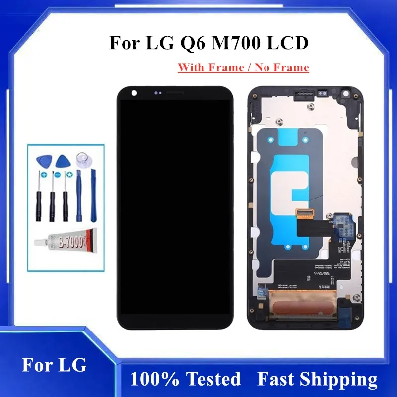 

Высококачественный ЖК-дисплей 5,5 дюйма для LG Q6, M700, M700A, M700N, US700, M703, M700H, M700Y с рамкой
