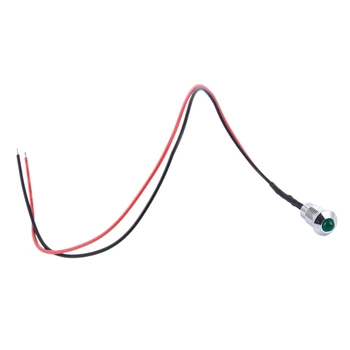 

Promotion! 8mm 12V Car LED Dash Panel Pilot Warning Light Indicator Lamp Green