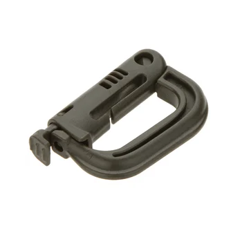 

Strong D-shaped Climbing Carabiner Tactical Backpack Snap Shackle Clip Hiking Camping Paracord Buckles Key Ring Travel Kits