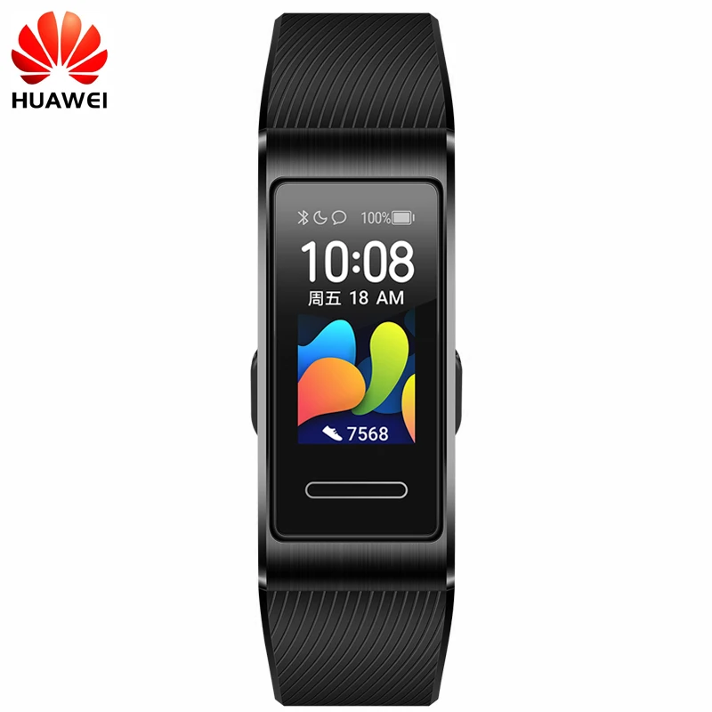 Material de Metal à Prova Sensor de Freqüência Original Huawei Banda Relógio Inteligente Gps Amoled 0.95 Metal Dwaterproof Água Nadar Cardíaca Touchscreen Trilha Sono 4 Pro - Image 2