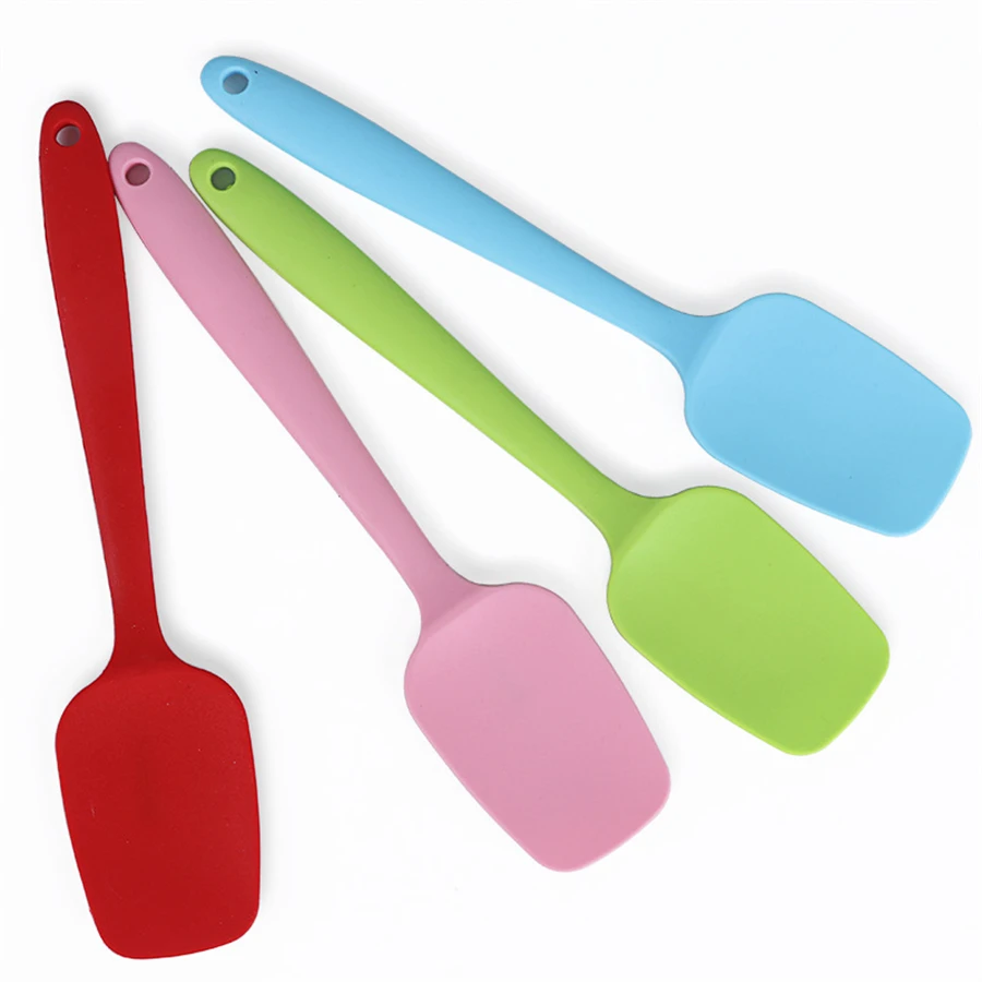 20 Pcs Seamless Silicone Spoon Spatula BPA Free Kitchen Scraper Utensil for Baking and Cooking Ice Cream Scoop