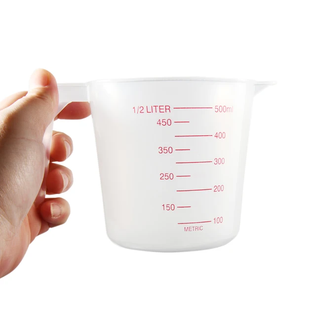 250/500/1000 Ml Műanyag Mérőpohár Kancsó Öntsön Kifolyó Felszíni Konyhai Szerszám Minősége - Image 3
