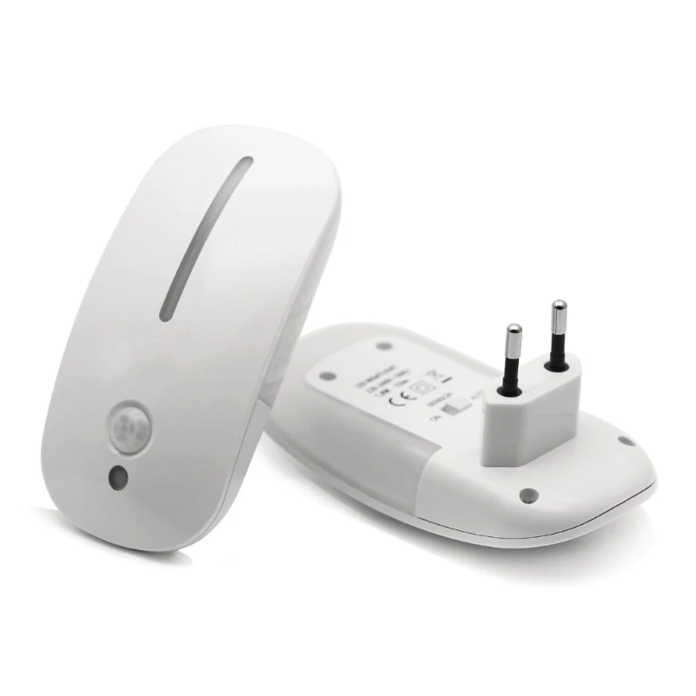 Cold Light Energy Saving Creative Bright Safety Lamp Body Induction Wall Light Bedroom Night Light Night Light Angel Bathroom