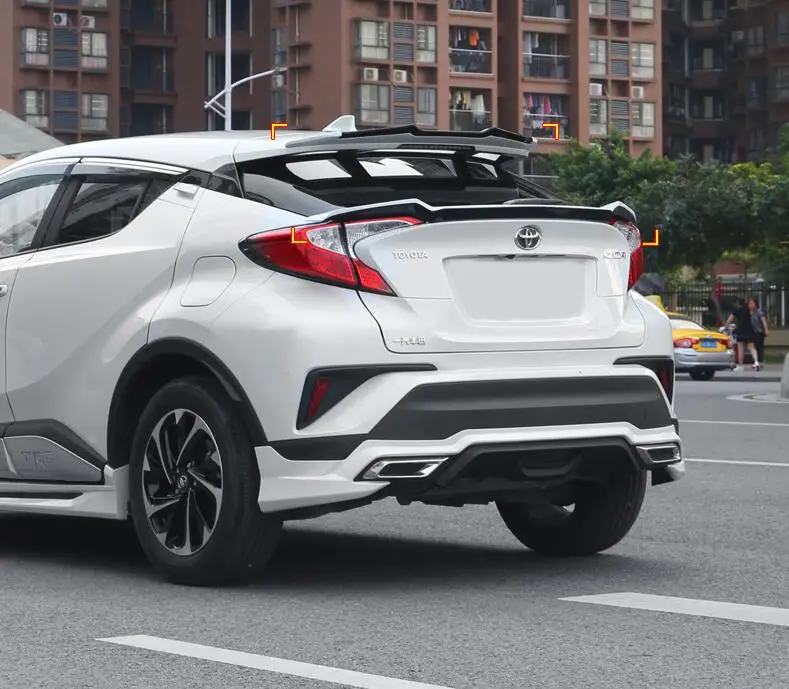 Спойлер для Toyota CHR 2018 2019 спойлер крыши материал ABS заднее крыло автомобиля Праймер
