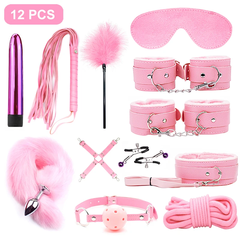 Leather 12pcs pink