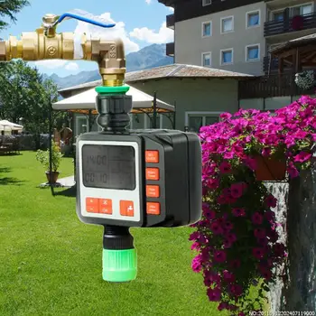 

Garden Watering Timer Electronic Large Screen Display Garden Irrigation Timer Controller System
