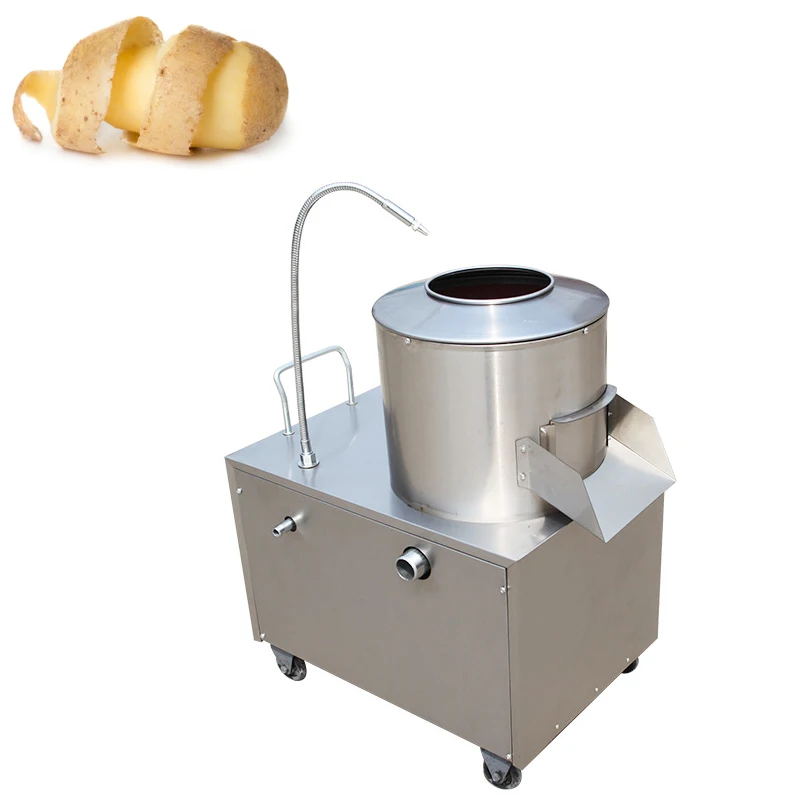 

220V/110V Electric Potato Peeler Commercial Electric Sweet Potato Peeling Machine Stainless Steel Fully Automatic Potato Washer