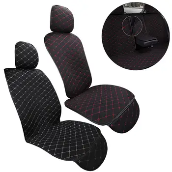 

Universal Car Seat Cover Protector Front Seat Cushion Breathable Square Non-Slip Seat Cover Seat Mat Car Interior Accessories