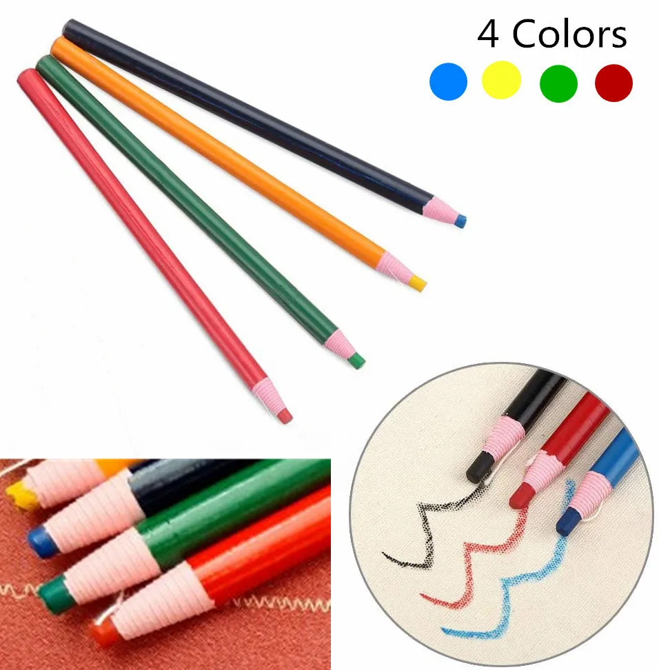 Tailors Chalk,Sewing Fabric Chalk and Fabric Markers for Quilting,10PCS Tailors Chalk,4PCS Heat Erasable Fabric Marking Pens with 4 Refills,3 Pcs