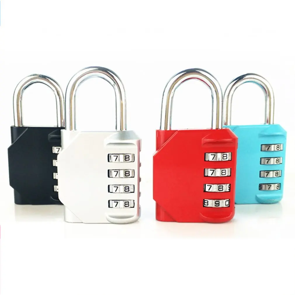 

large size 4 digit Number Code Lock Resettable padlock Security Digital Combination Locks for Travel Suitcases Luggage