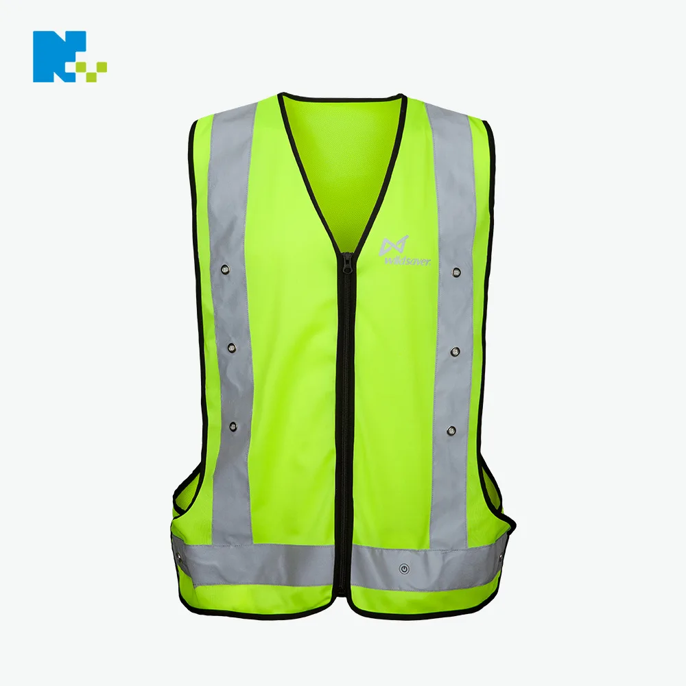 

Led Reflective Vest Transportation Logistics Traffic Reflective Waistcoat Gas Station Work Clothes LED Reflective Vest Customiza