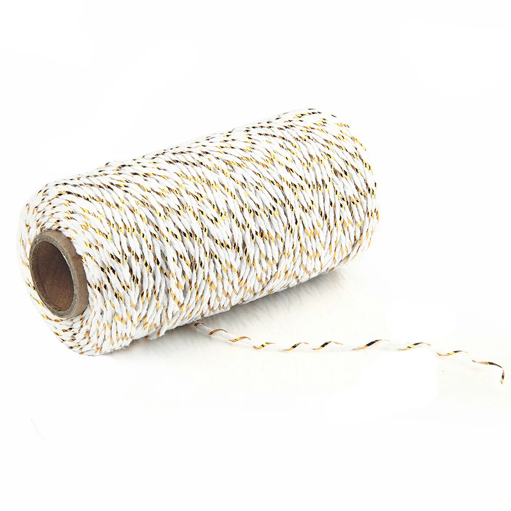 Bicolor Traditional Cotton String Strong Fabala Multifunctional Moisture Absorption Eco-friendly Gift Decoration