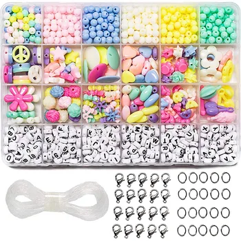 

Bracelets Beaded and Alphabet Letters Great for Jewelry, Crafts, Friendship, Beading, Necklaces Suitable for Children Adults Inc