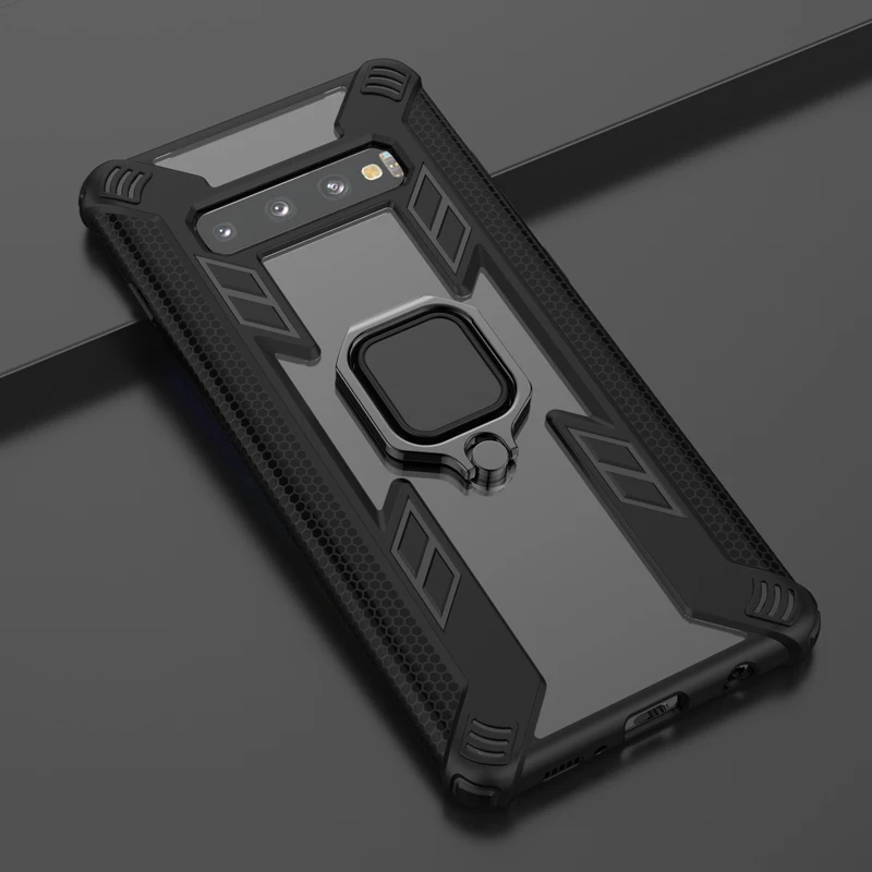 10 шт./партия, S10+ гибридные кольца, армированный чехол для samsung Galaxy S10 Plus S10 S10E, противоударный чехол-подставка для телефона S10e, кольцо на палец