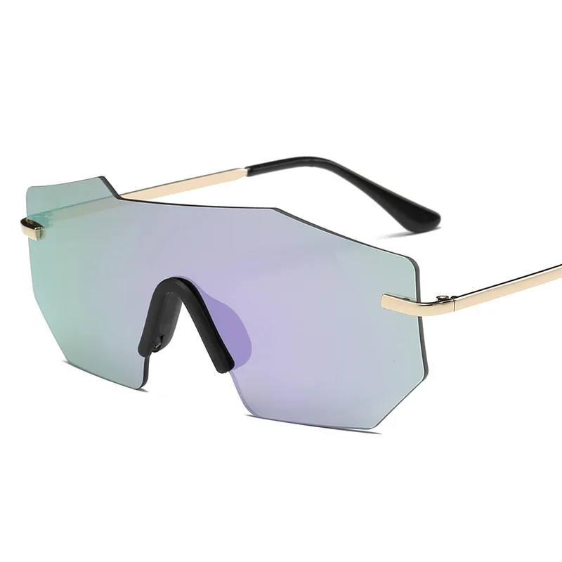 Hdtansen, новинка, модные солнцезащитные очки унисекс, для мужчин и женщин, дизайнерские, Ретро стиль, без оправы, зеркальные, без оправы, очки для вождения, oculos de sol - Цвет линз: HD200-2305-C6