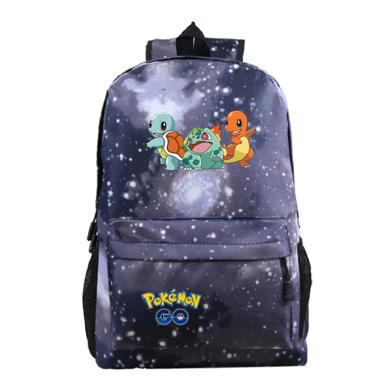 8 Рюкзак Pokemon Monster, школьная сумка Ash Ketchum/Pikachu mochila, школьные рюкзаки для девочек и мальчиков, Детская сумка, сумки для книг - Цвет: 8