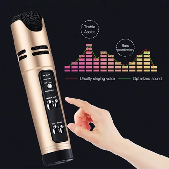 

Condenser Microphone For Live Streaming YouTube Video Facebook MSN Skype Game Chat Audio Recording Computer