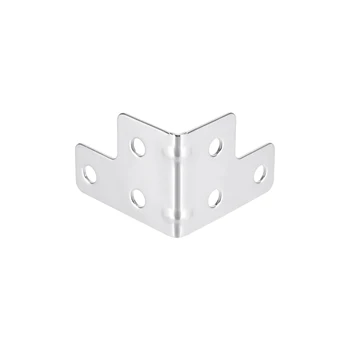 

uxcell Metal Box Corner Protectors Wooden Box Edge Guard Protector 42 x 42 x 32mm 24pcs