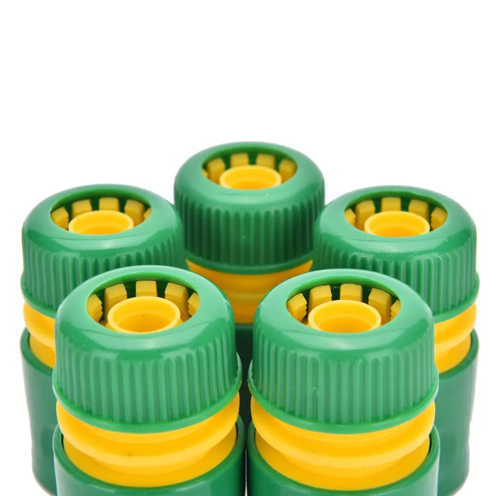 34mm 1/2" Hose Pipe Fitting Set Quick Yellow Water Connector Adaptor Garden Lawn Tap Water Pipe Connector Drop Shipping