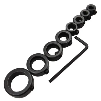 

Woodworking Drill Bit Depth Stop Collars Ring Positioner Drill Locator Wrench UK
